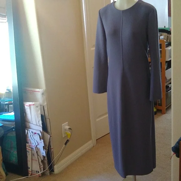 Zara | Dresses | Zara Bnwt Cornflower Blue Long Sleeve Dress Size Small |  Poshmark